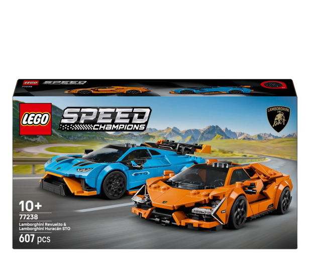 LEGO Speed Champions 77238 Lamborghini Revuelto i Huracán sto - 1331745 - zdjęcie